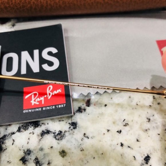 Rayban Sunglasses aviator orange size 58mm - Picture 5 of 6